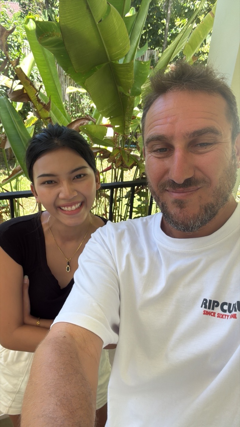 Liran and Sirin together in Koh Phangan